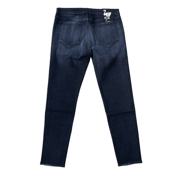 Free People X Sandrine Women’s Black Denim Mid Rise Skinny Jeans - Picture 4 of 8